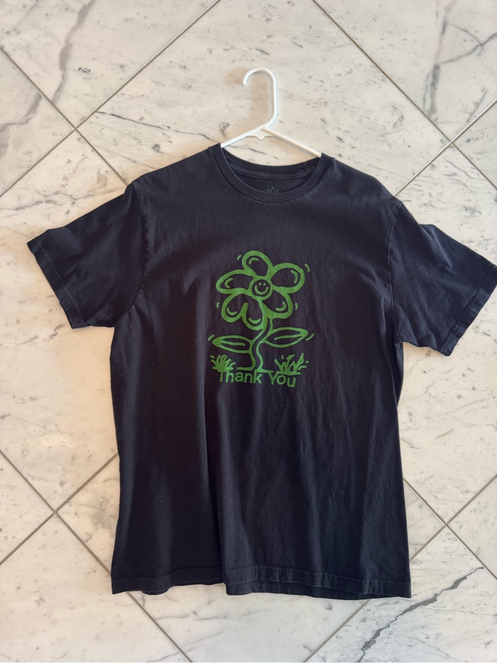 Altru Black T-Shirt with Green Logo Print